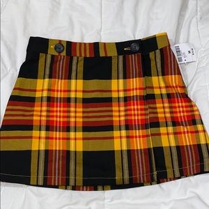 Plaid skirt
